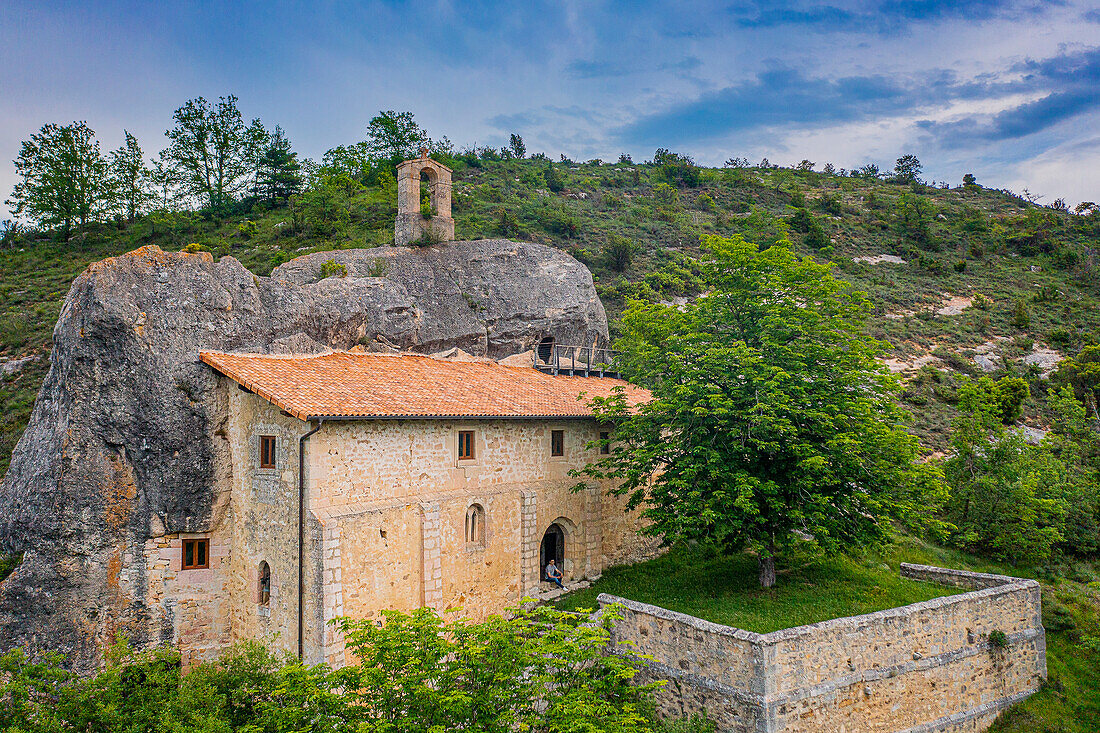 Ermita de nuestra Señora de la Peña, in Faido, Basque country, spain