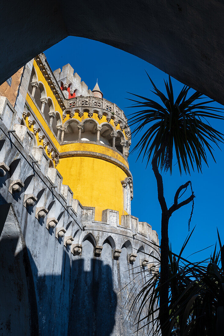 Park und Nationalpalast von Pena (Palacio de la Pena), Sintra, Portugal