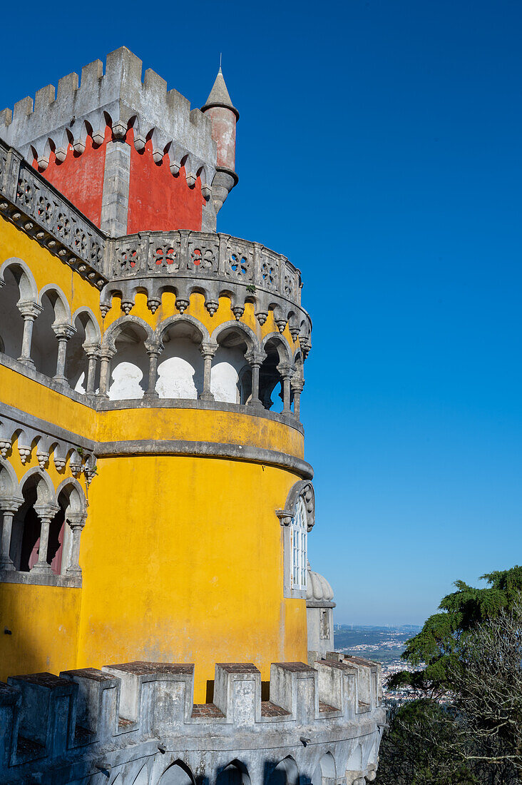 Park und Nationalpalast von Pena (Palacio de la Pena), Sintra, Portugal