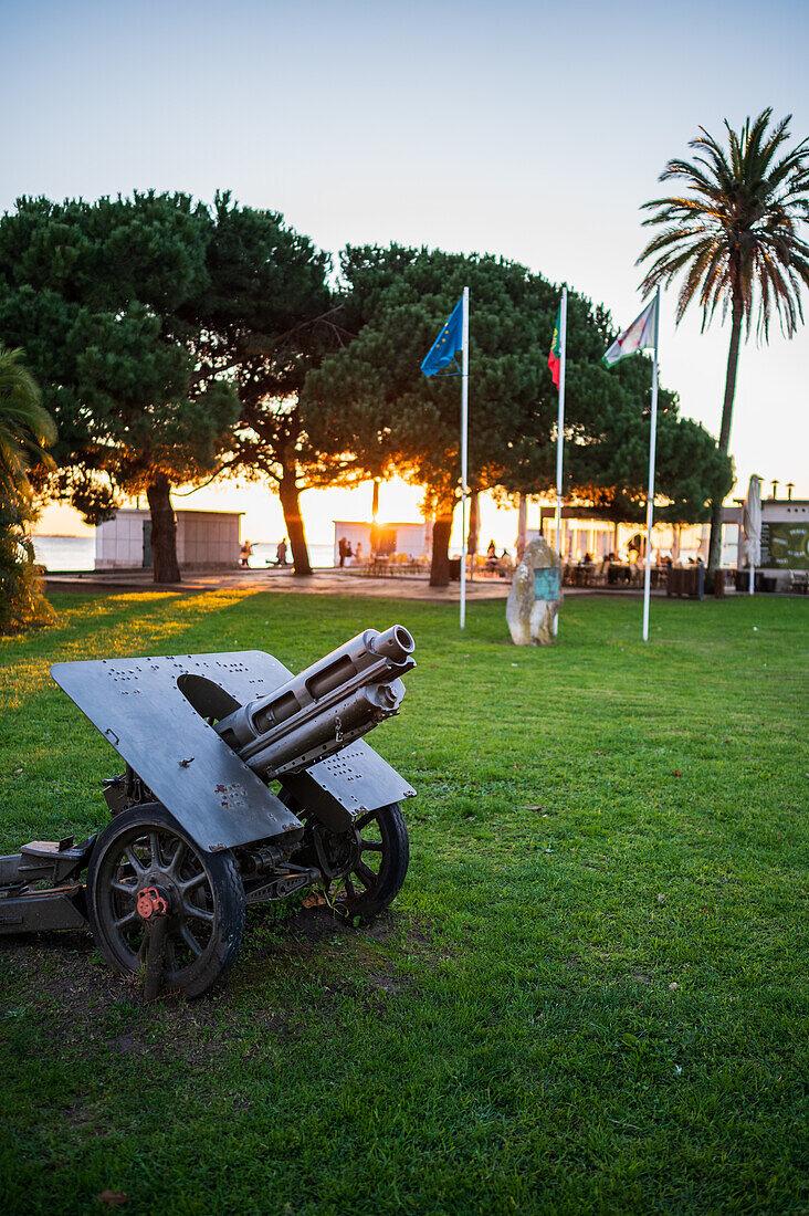 Belen Tower Garden (Jardim da Torre de Belem), Lisbon, Portugal