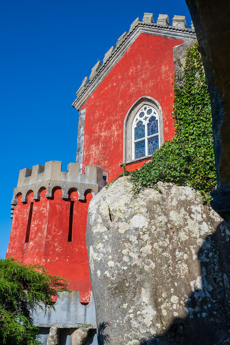 Park and National Palace of Pena (Palacio de la Pena), Sintra, Portugal