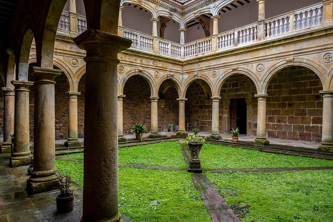 Zenarruza monastery on the Camino del Norte, Spanish pilgrimage route to Santiago de Compostela, Ziortza-Bolibar, Basque Country, Spain