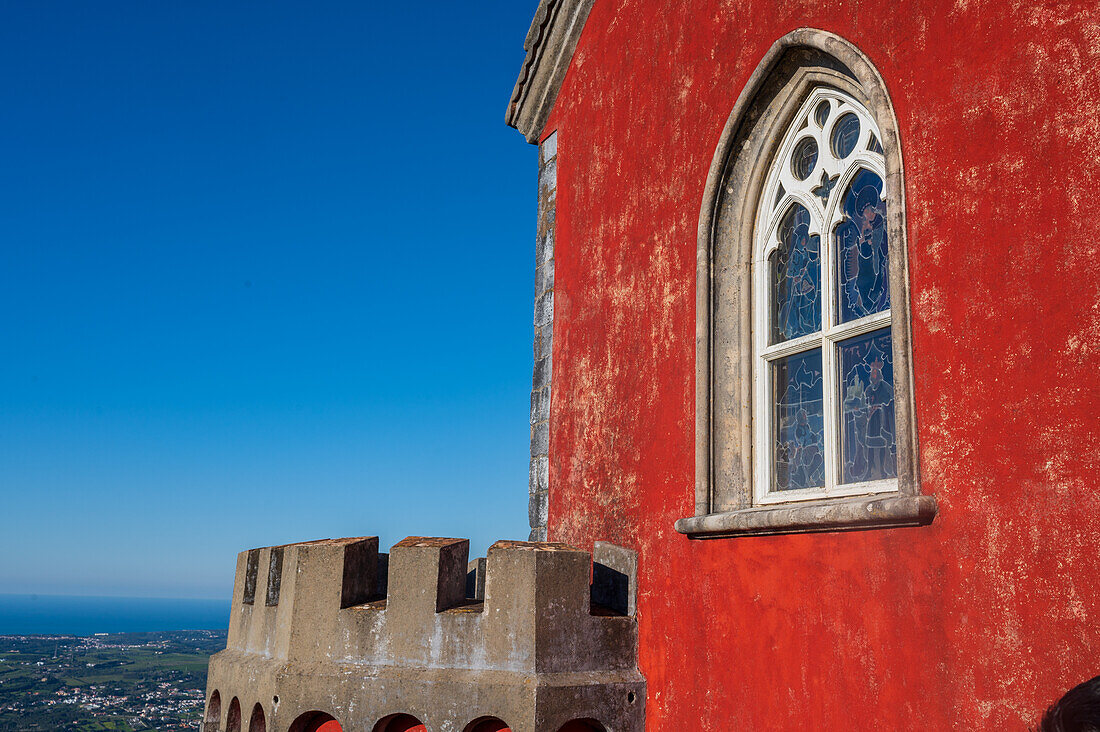 Park und Nationalpalast von Pena (Palacio de la Pena), Sintra, Portugal