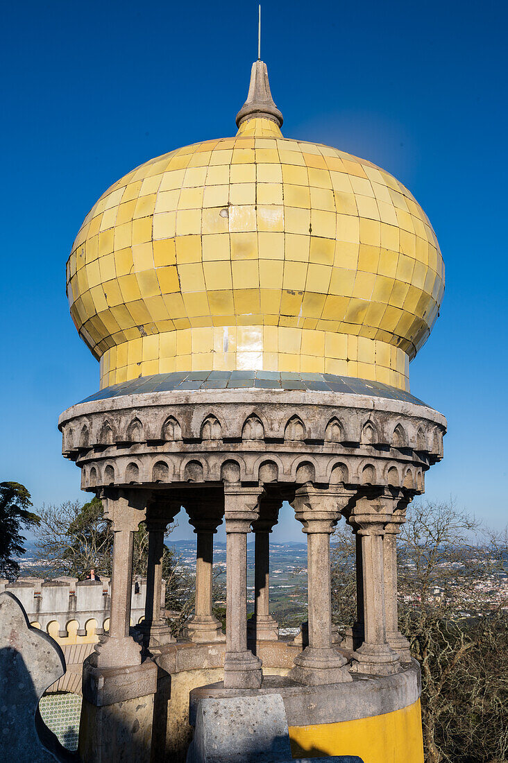 Park and National Palace of Pena (Palacio de la Pena), Sintra, Portugal