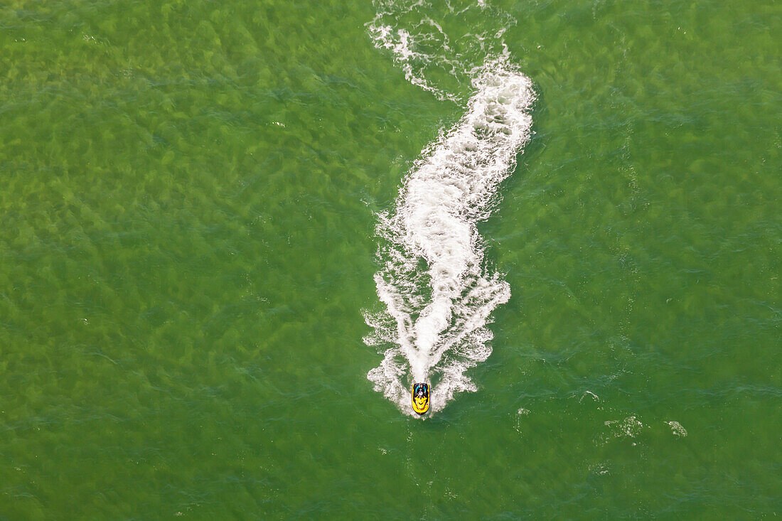 Luftaufnahme eines Jet Ski in Frankston, Australien