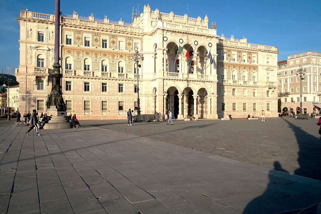 Piazza Unita D'Italia, Trieste, Friuli Venezia Giulia, Italy, Europe