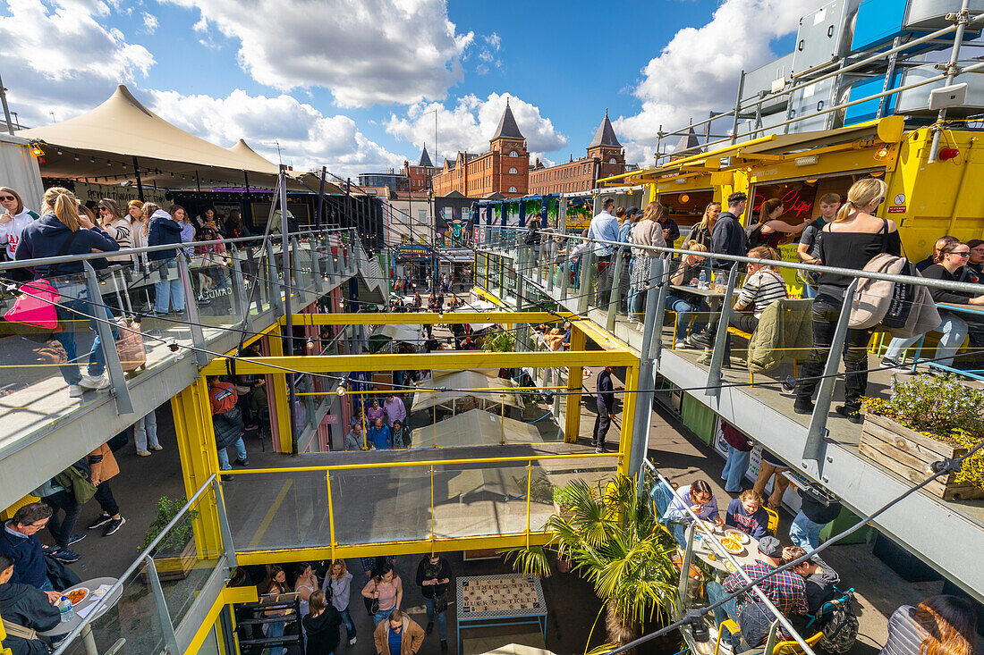 Camden Market Buck Street, Rooftop Terrace, London, England, United Kingdom, Europe