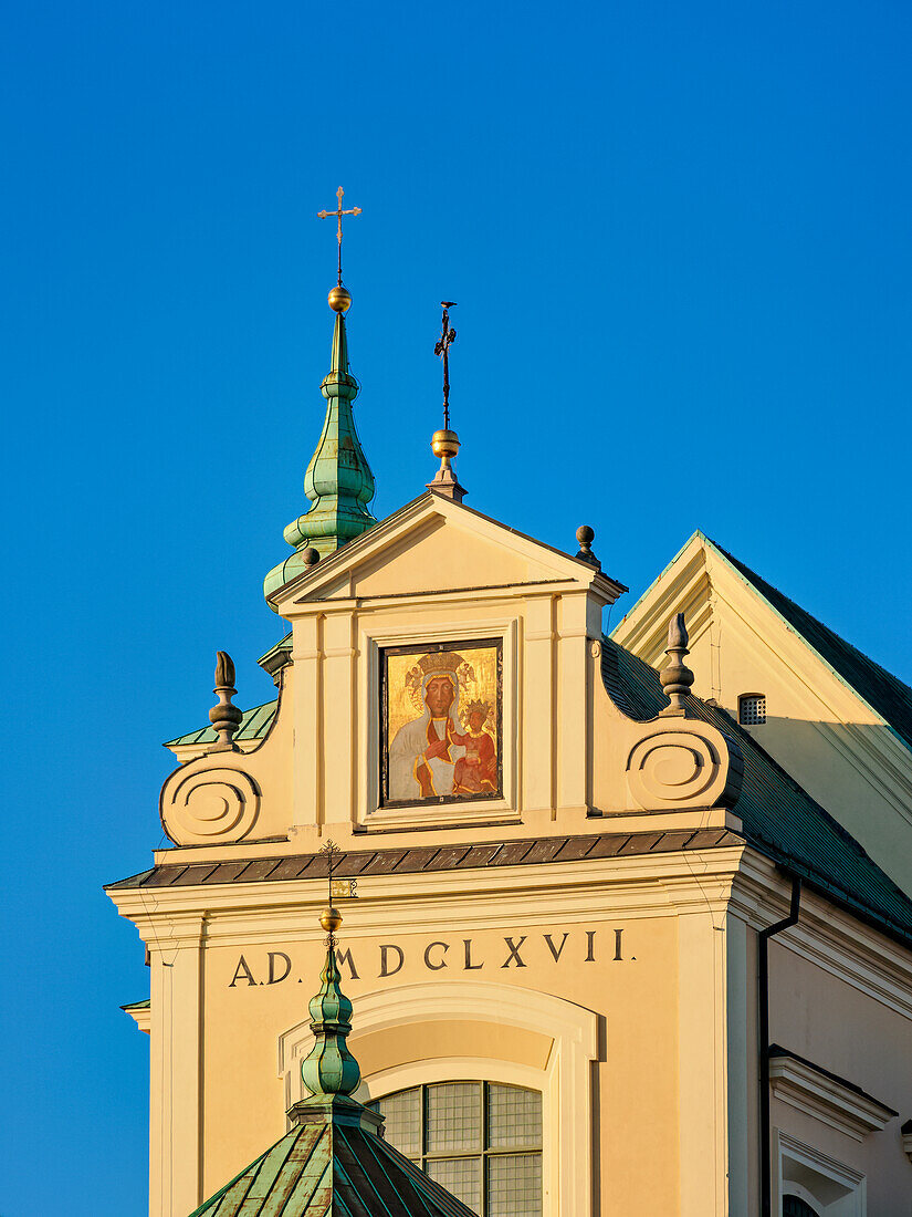 St. Anna Kirche, Detailansicht, Krakowskie Przedmiescie, Warschau, Woiwodschaft Masowien, Polen, Europa