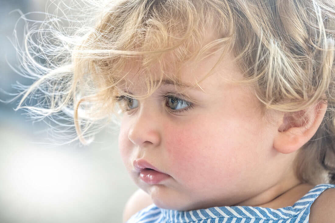 Close-up of cute blond girl (2-3)