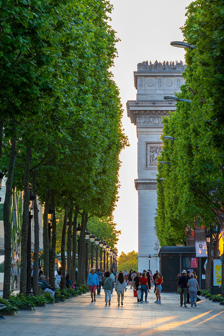 Arc De Triomphe, Paris, Frankreich, Europa