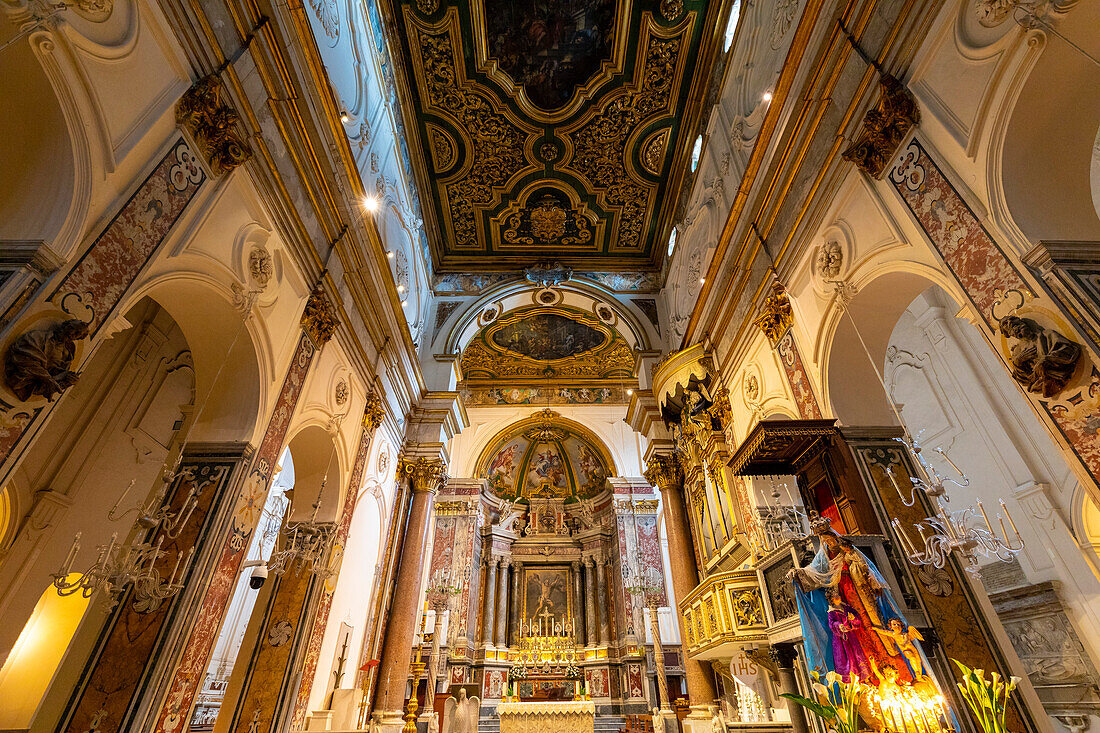 Amalfi Cathedral, Amalfi, Costiera Amalfitana, UNESCO World Heritage Site, Campania, Italy, Europe