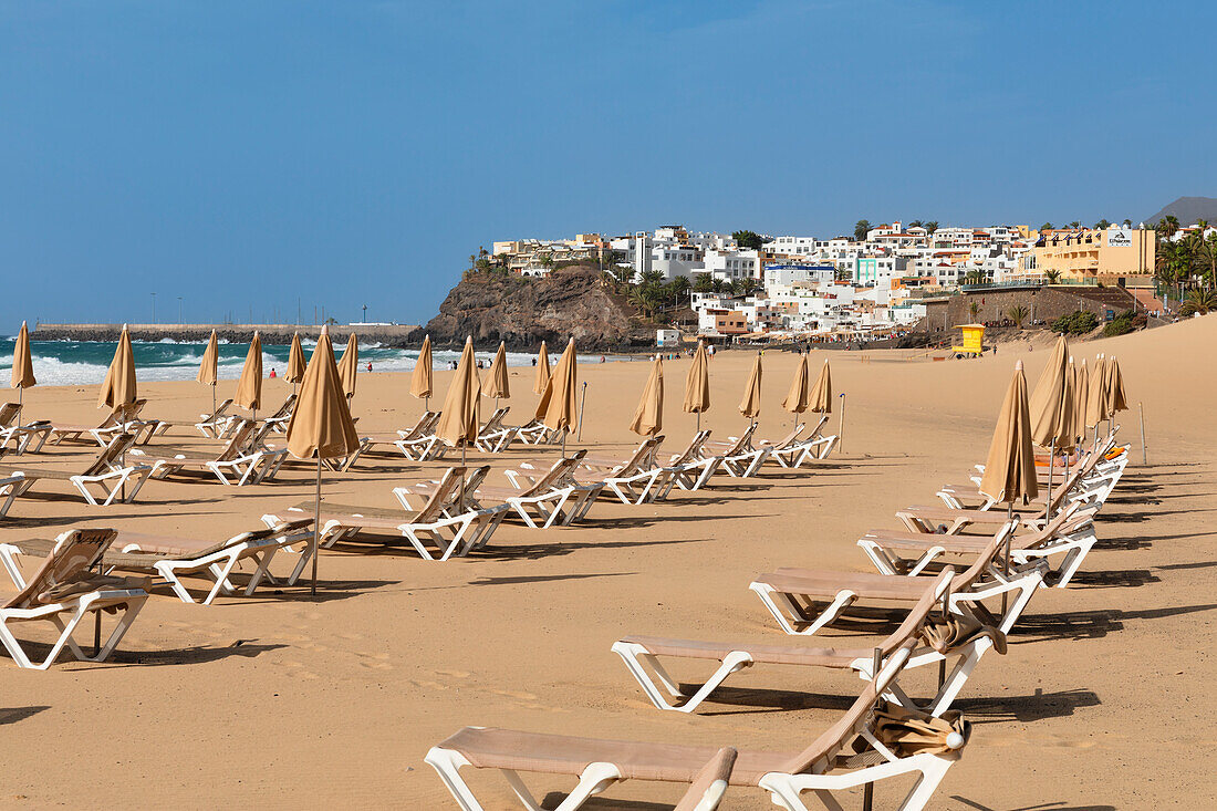 Playa del Matorral, Morro Jable, Halbinsel Jandia, Fuerteventura, Kanarische Inseln, Spanien, Atlantik, Europa