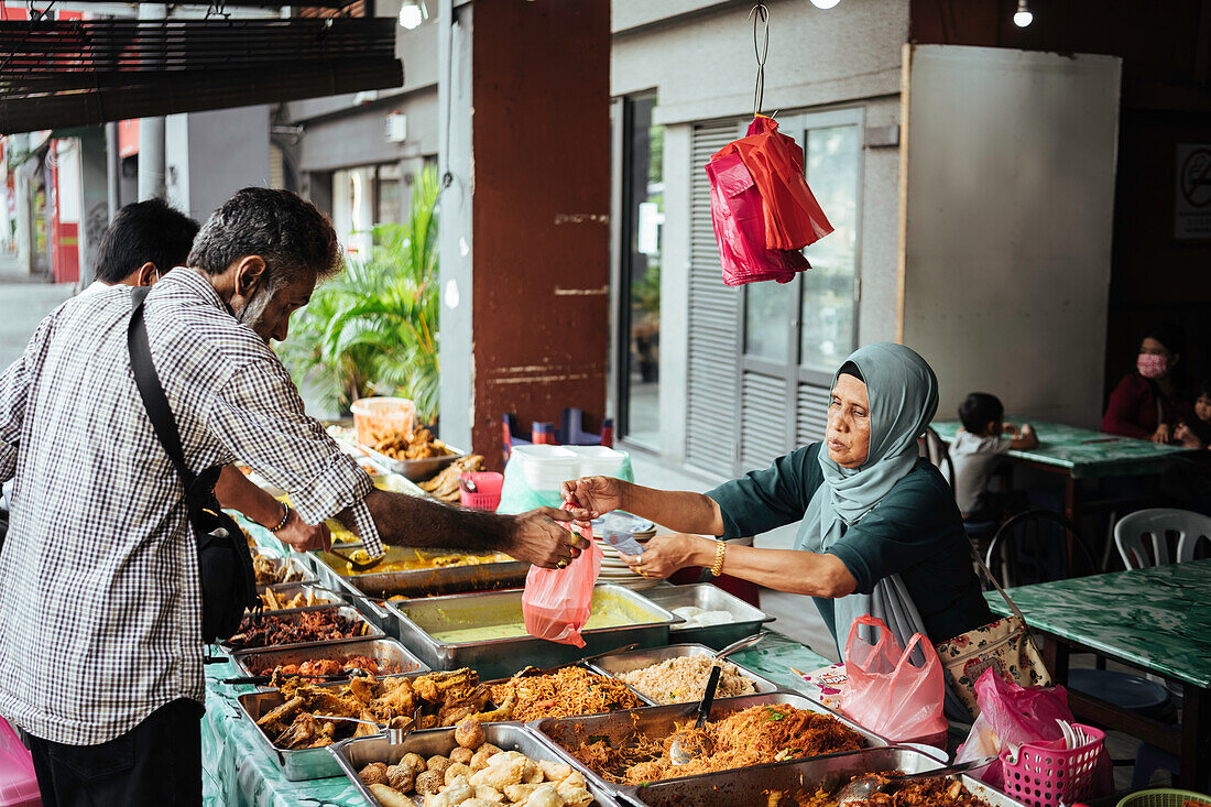 Food stall, Kuala Lumpur, Malaysia, Southeast Asia, Asia