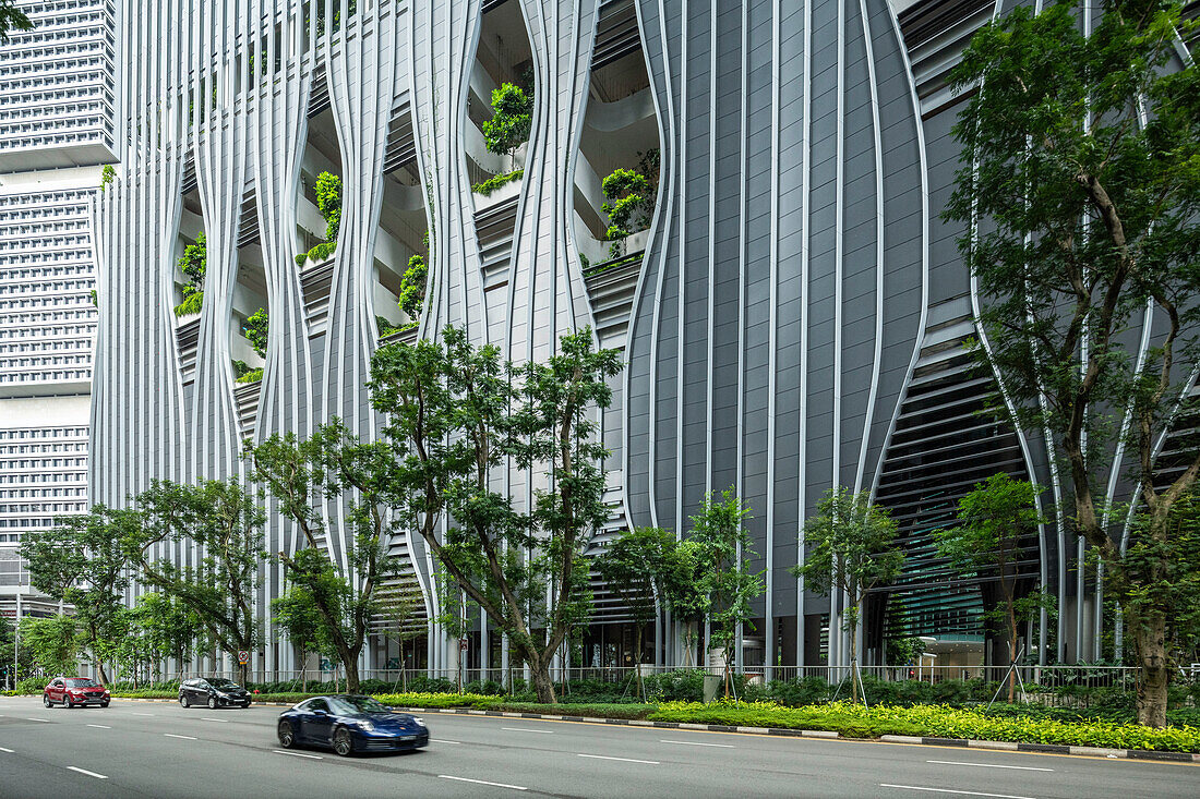 CapitaSpring Gebäude, Zentrales Geschäftsviertel, Singapur, Südostasien, Asien