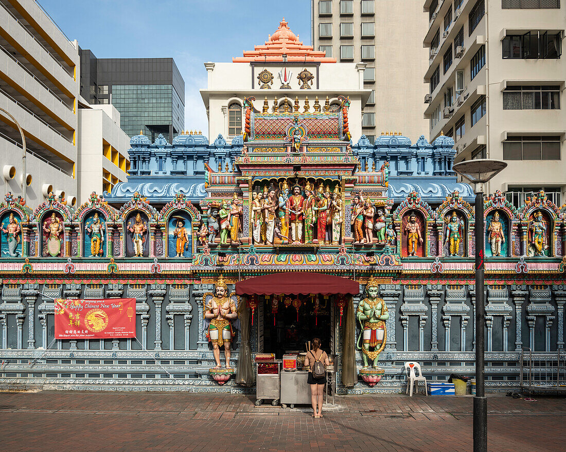 Sri-Krishnan-Tempel, Waterloo Street, Singapur, Südostasien, Asien