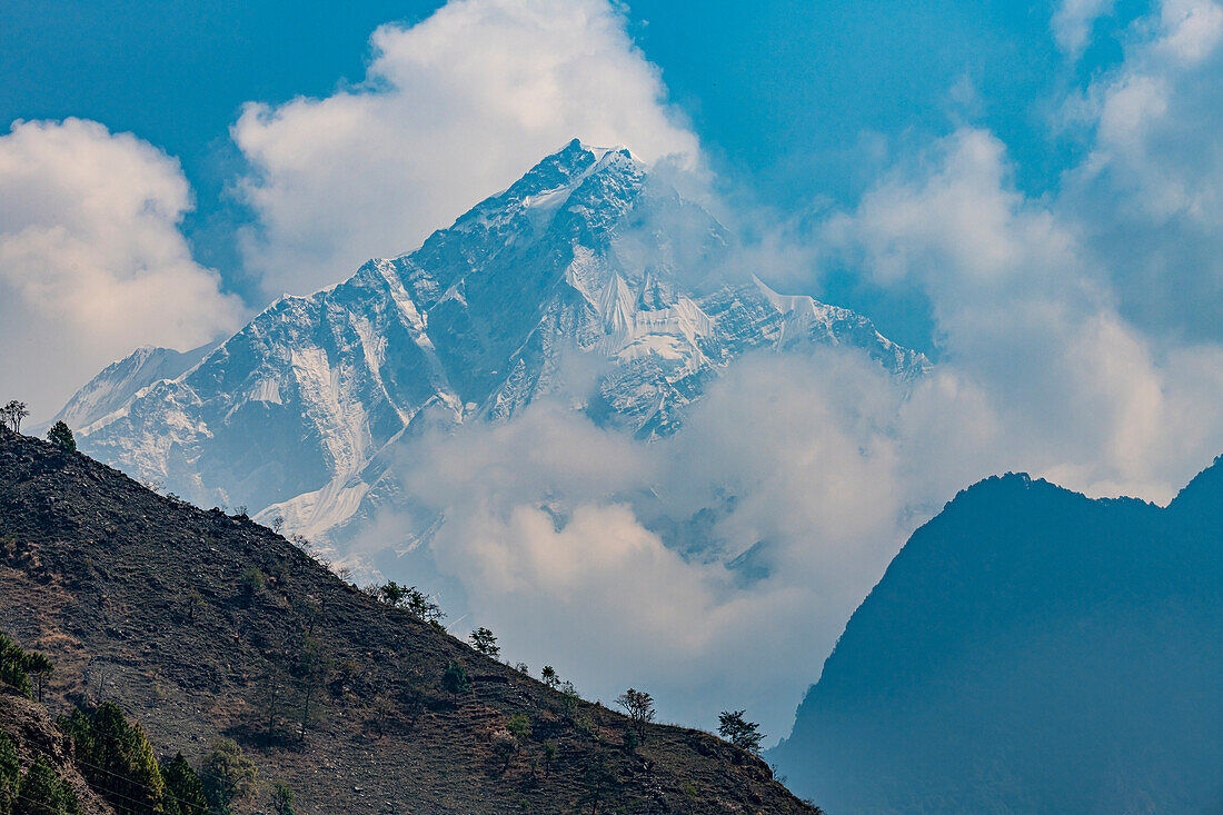 Mount Annapurna, 8091m, Gandaki Province, Himalayas, Nepal, Asia