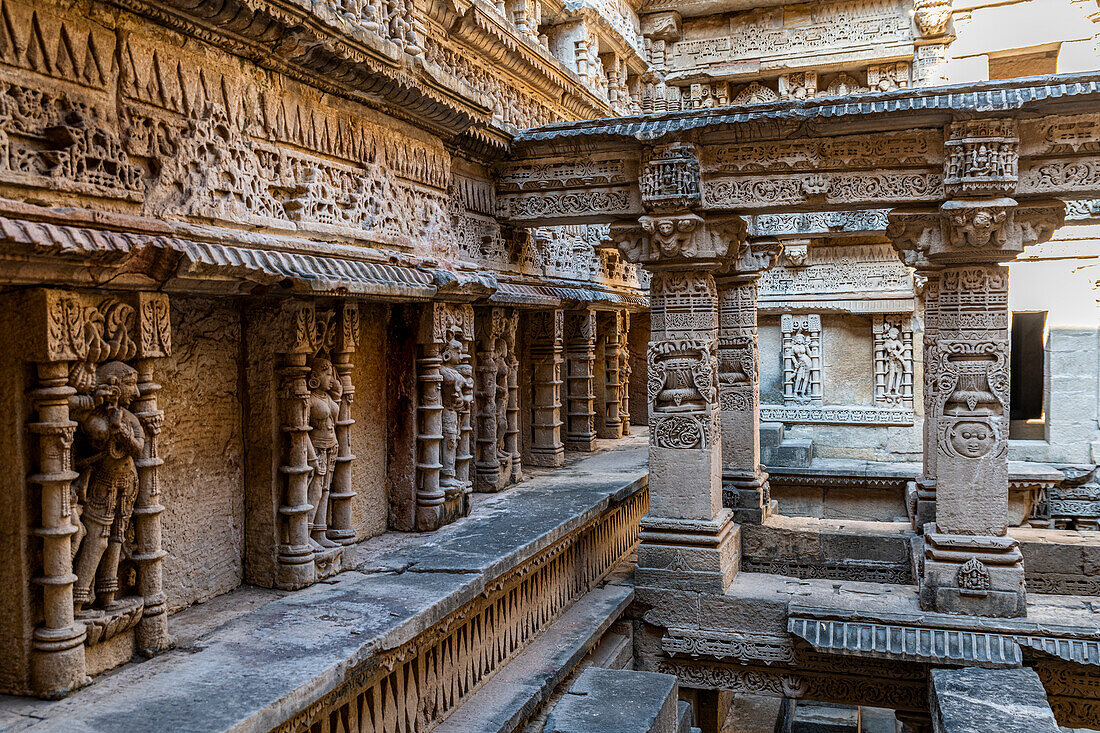 Rani Ki Vav, The Queen's Stepwell, UNESCO World Heritage Site, Patan, Gujarat, India, Asia