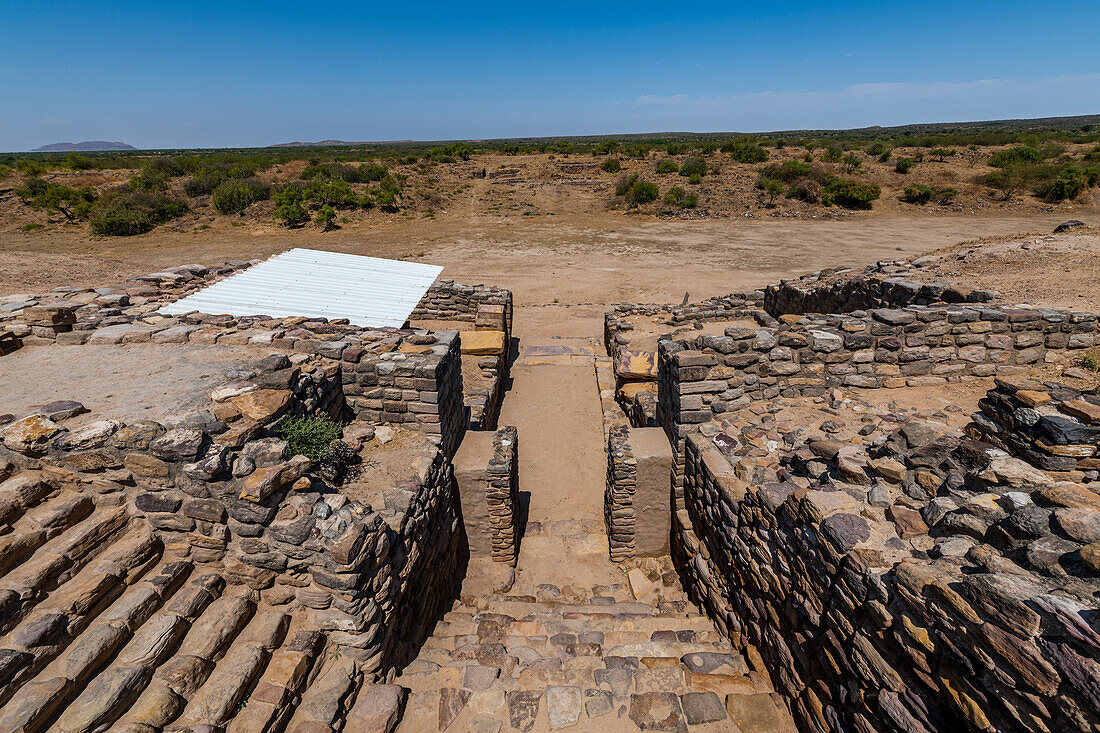 Archaeological Park, UNESCO World Heritage Site, Dholavira, Gujarat, India, Asia