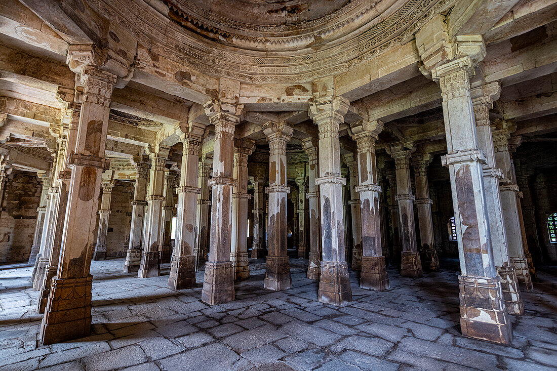 Jami-Moschee, Archäologischer Park Champaner-Pavagadh, UNESCO-Welterbe, Gujarat, Indien, Asien