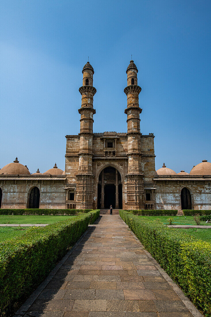 Jami-Moschee, Archäologischer Park Champaner-Pavagadh, UNESCO-Welterbe, Gujarat, Indien, Asien