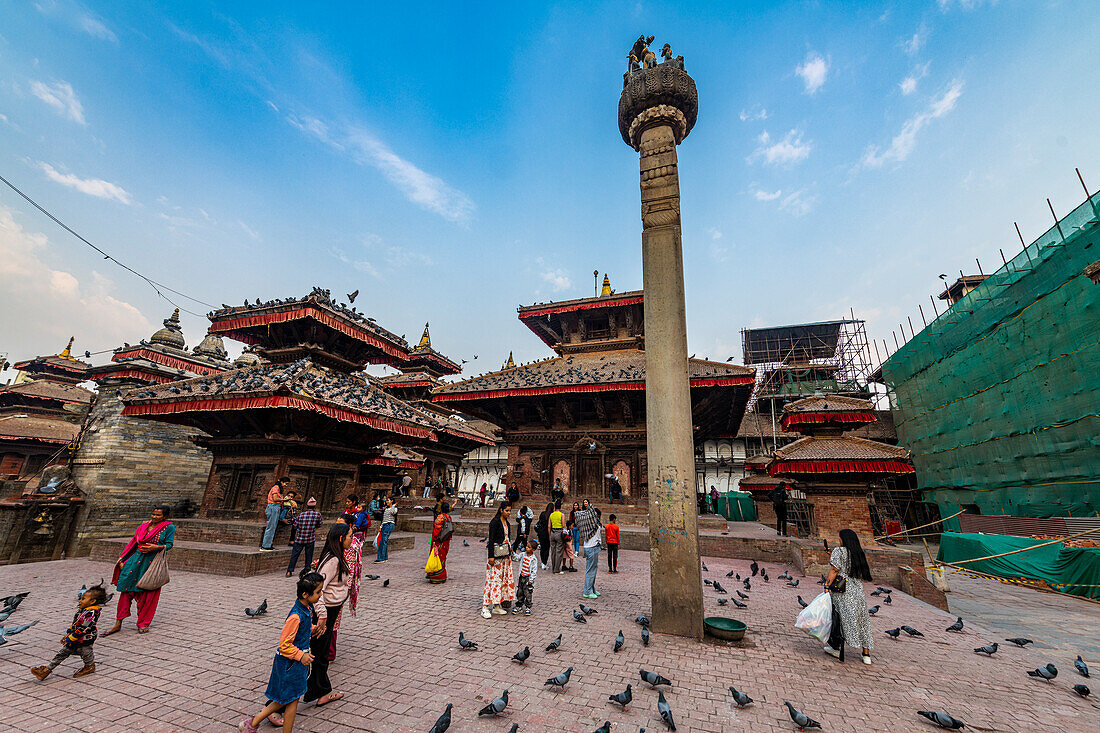 Tempel, Durbar Square, UNESCO-Weltkulturerbe, Kathmandu, Nepal, Asien