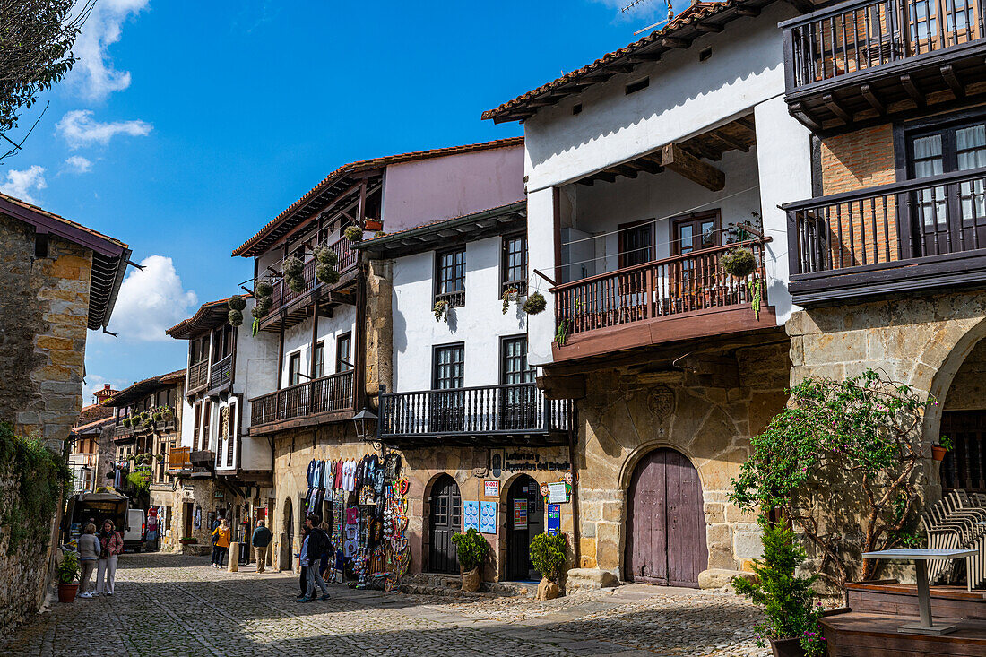 Historische Stadt, Santillana del Mar, Kantabrien, Spanien, Europa