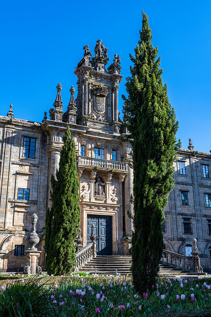 San Martino Pinario Monastery, Santiago de Compostela, UNESCO World Heritage Site, Galicia, Spain, Europe