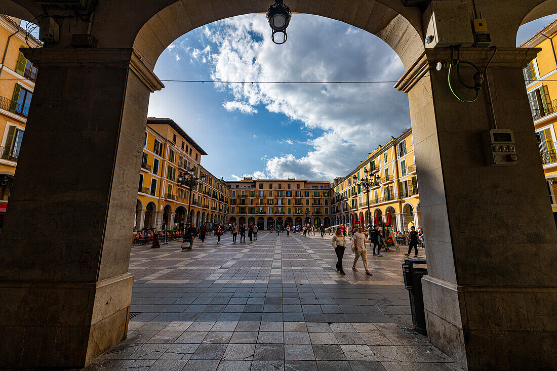 Plaza Major, Palma, Mallorca, Balearen, Spanien, Mittelmeer, Europa