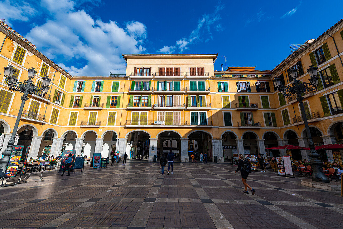 Plaza Major, Palma, Mallorca, Balearen, Spanien, Mittelmeer, Europa