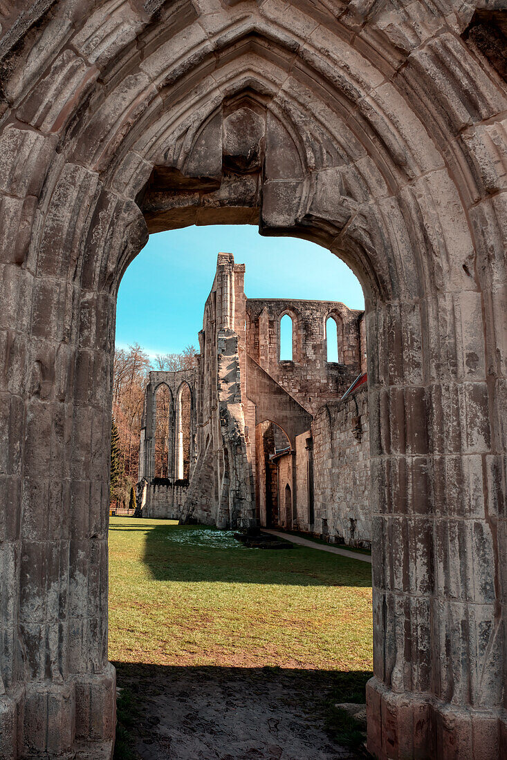 Imperial Walkenried Cistercian Abbey, Walkenried, Harz, Lower-Saxony, Germany, Europe