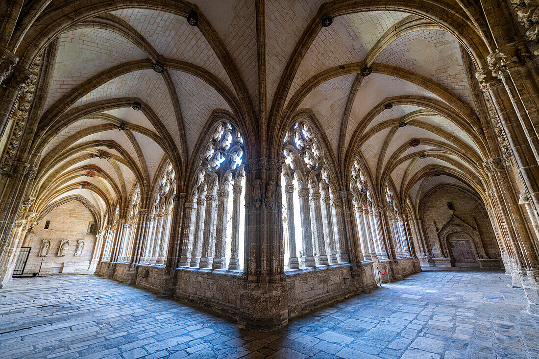 Kreuzgang der Kathedrale von San Salvador, Oviedo, UNESCO-Welterbe, Asturien, Spanien, Europa