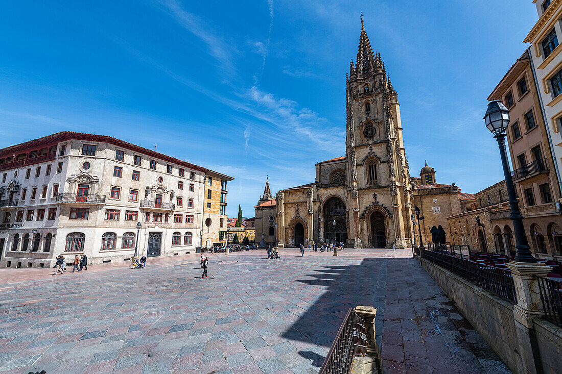 Kathedrale von San Salvador, Oviedo, UNESCO-Weltkulturerbe, Asturien, Spanien, Europa