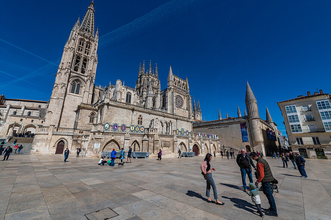 Cathedral of Burgos, UNESCO World Heritage Site, Castile and Leon, Spain, Europe