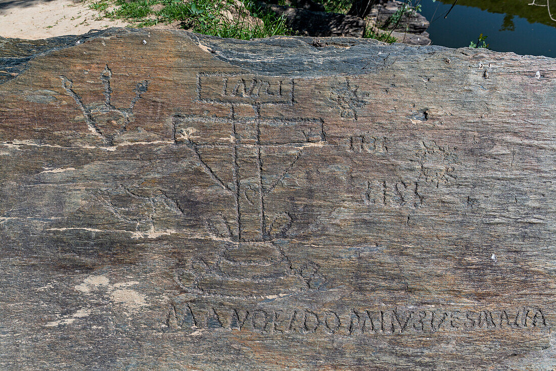 Rock art, Vale de Coa, UNESCO World Heritage Site, Portugal, Europe