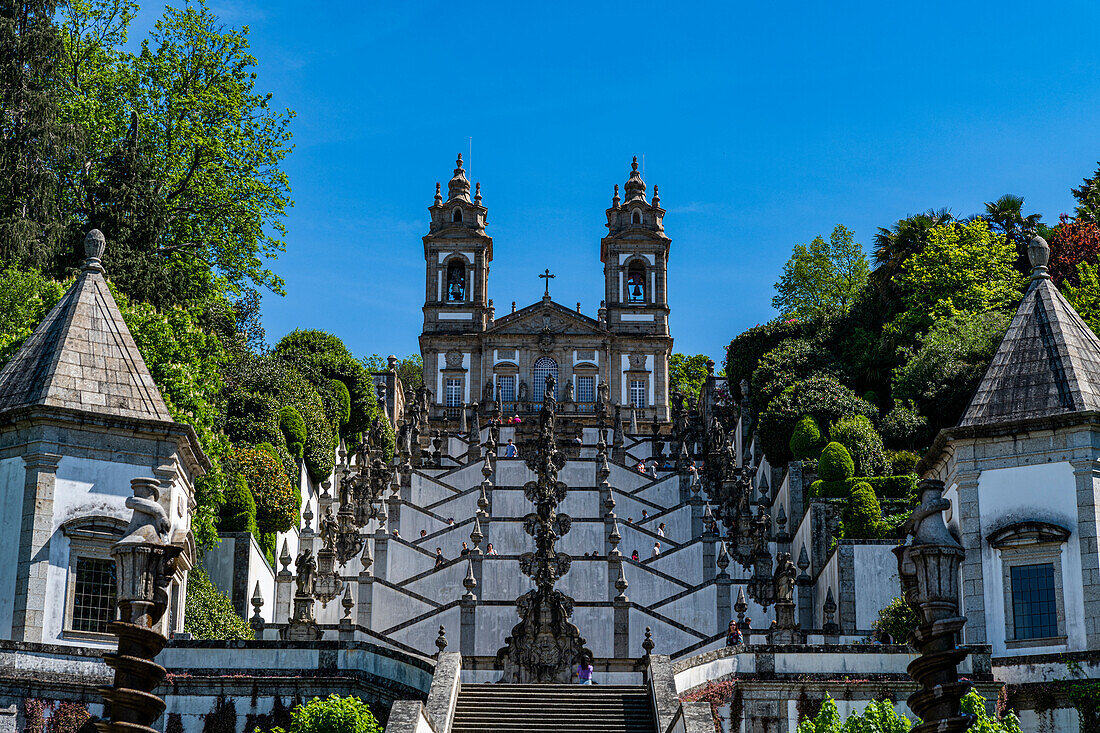 Heiligtum von Bom Jesus do Monte, UNESCO-Welterbe, Braga, Minho, Portugal, Europa