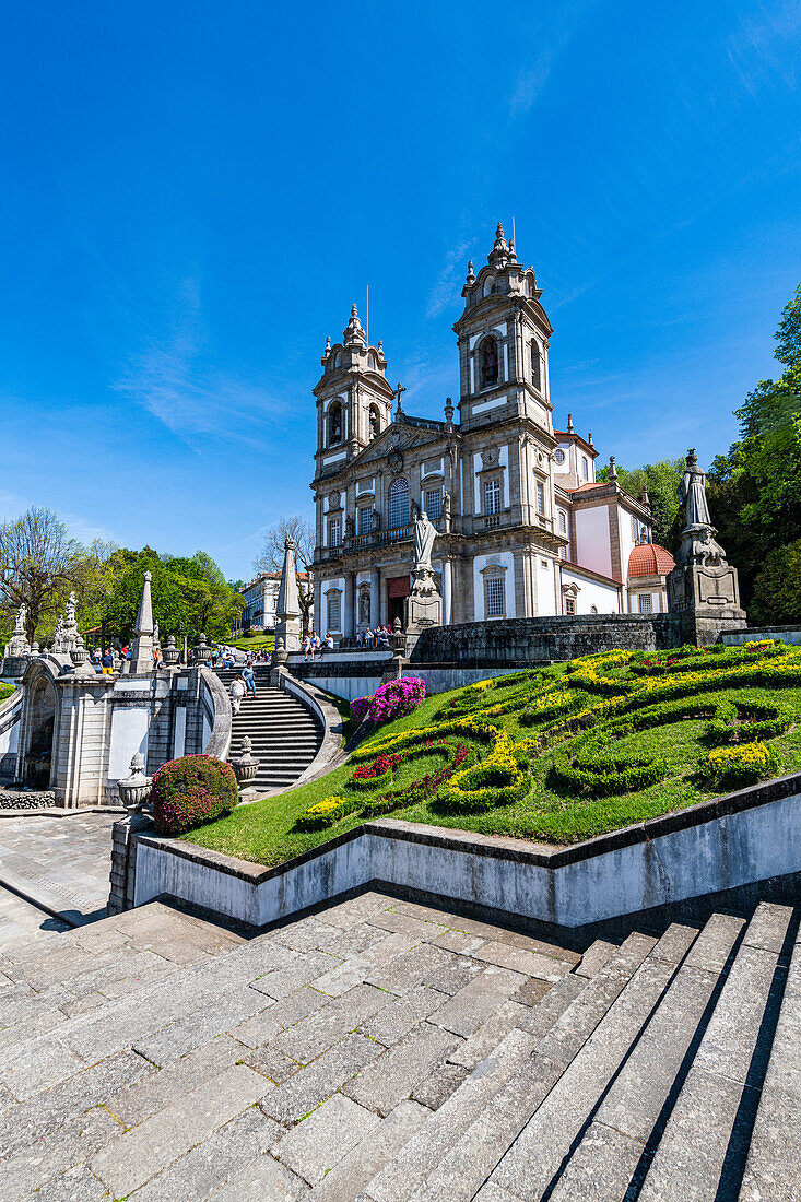 Heiligtum von Bom Jesus do Monte, UNESCO-Welterbe, Braga, Minho, Portugal, Europa