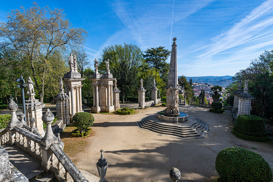 Heiligtum Nossa Senhora dos Remedios, Lamego, Fluss Douro, Portugal, Europa