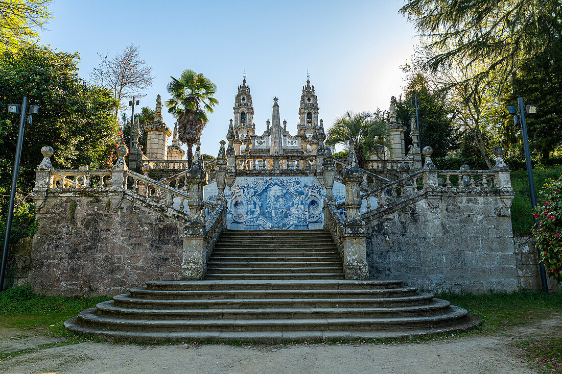 Heiligtum Nossa Senhora dos Remedios, Lamego, Fluss Douro, Portugal, Europa