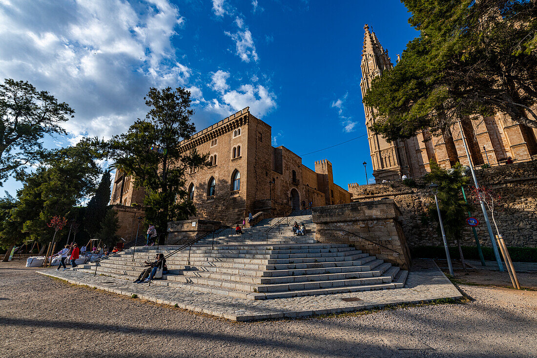 Kathedrale von Palma, Mallorca, Balearen, Spanien, Mittelmeer, Europa