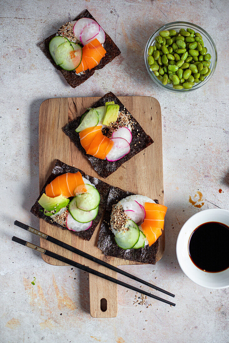 Sushi-Donuts, vegan