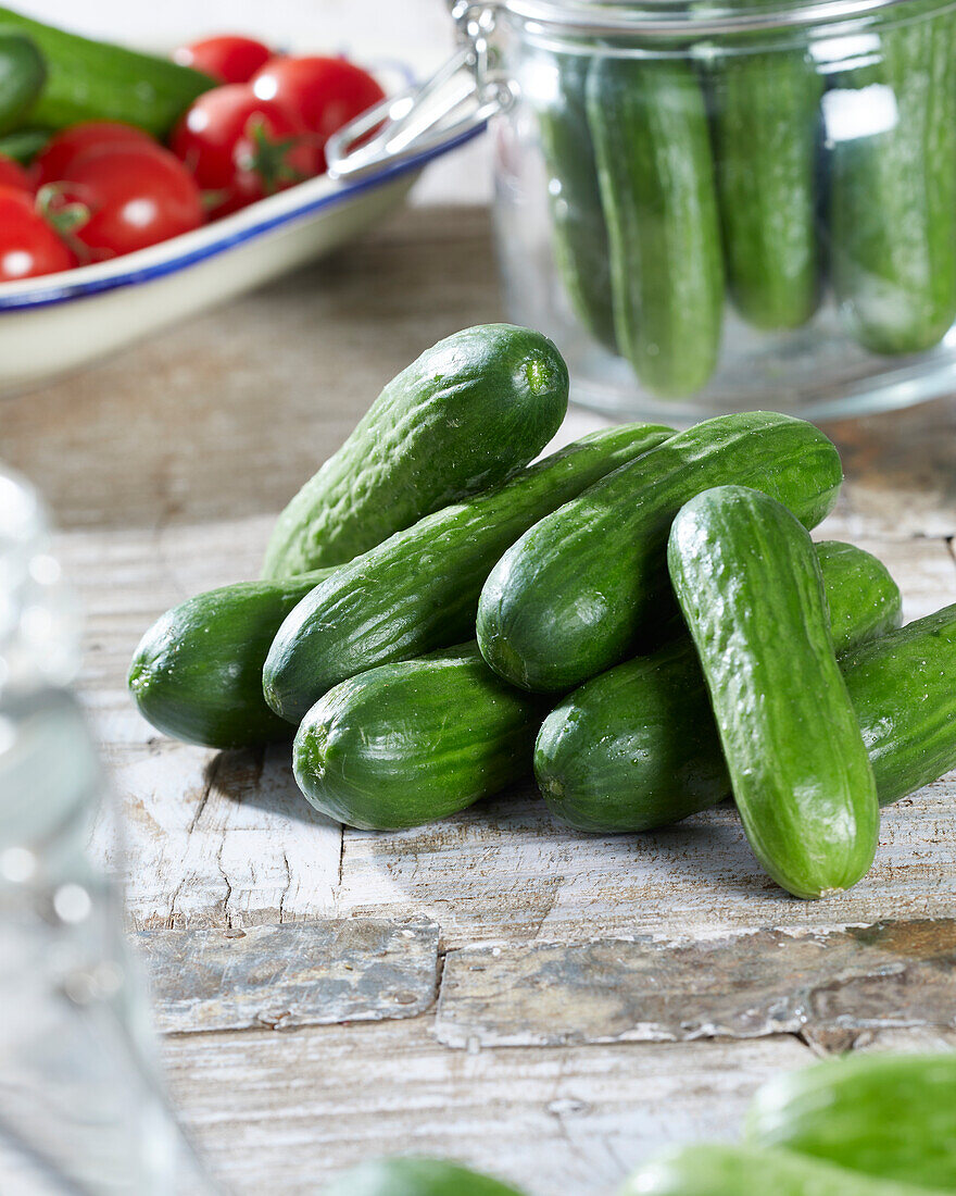 Mini cucumbers