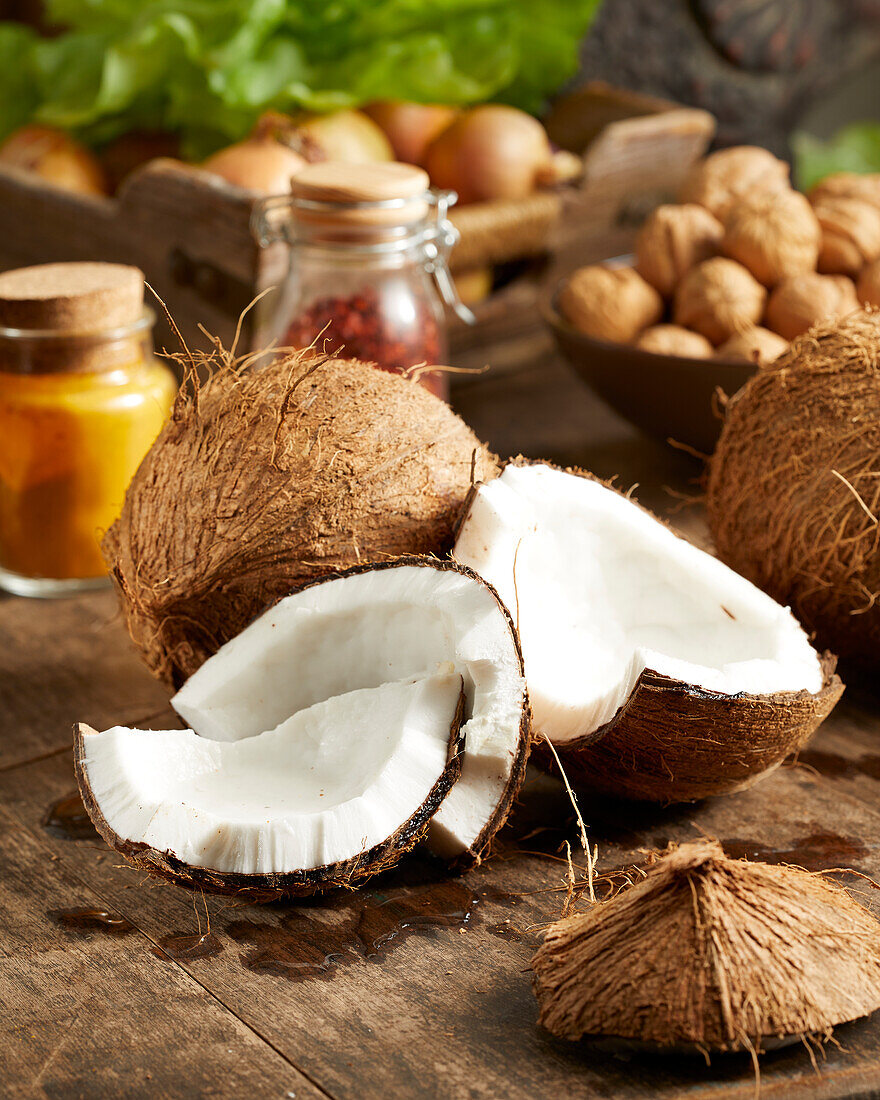 Coconuts, Cocos nucifera