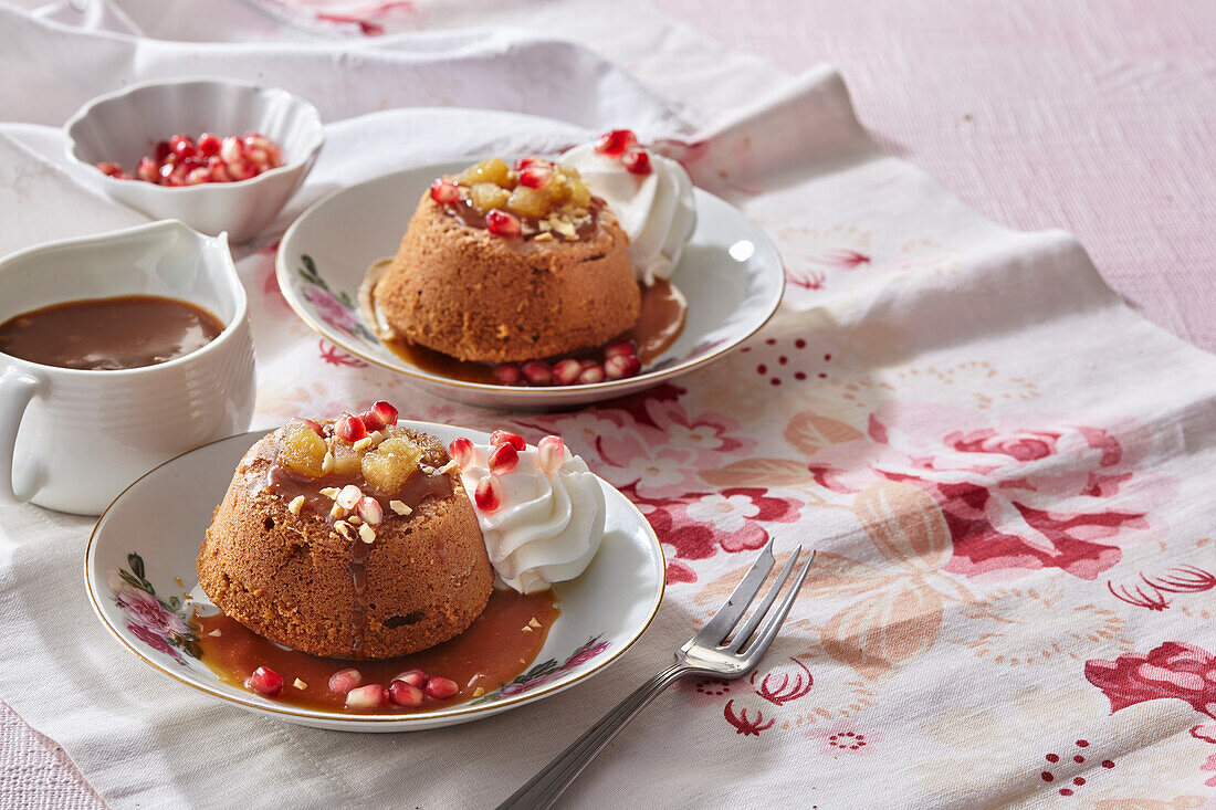 Sticky Toffee-Pudding mit Ingwer