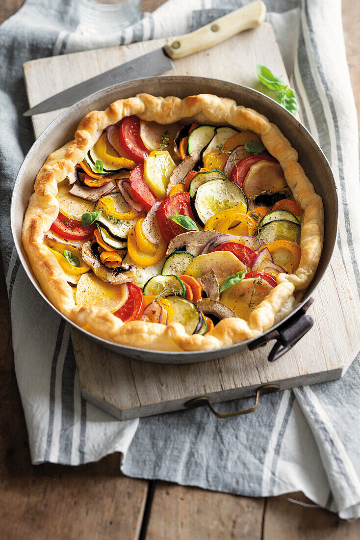 Ratatouille-Tarte