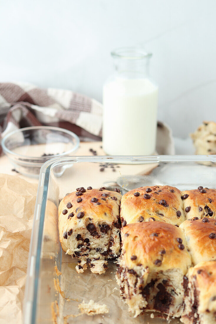 Chocolate chip rolls