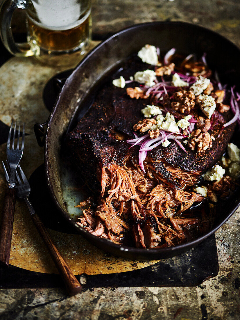 Coffee and cardamom brisket