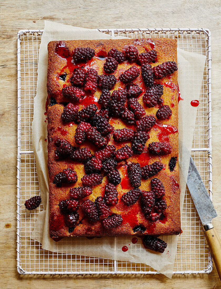 Blackberry lemon cake