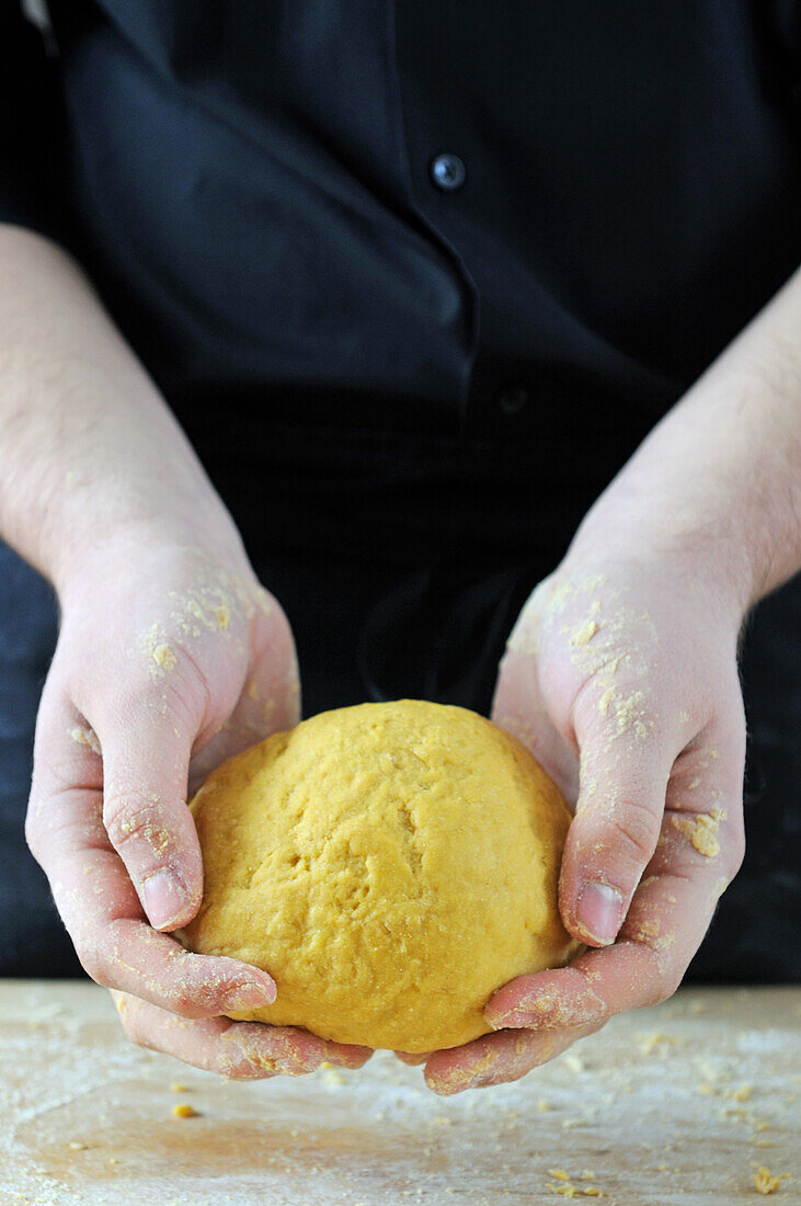 Pasta dough ball