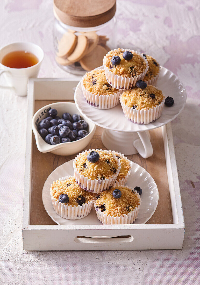 Blueberry muffins