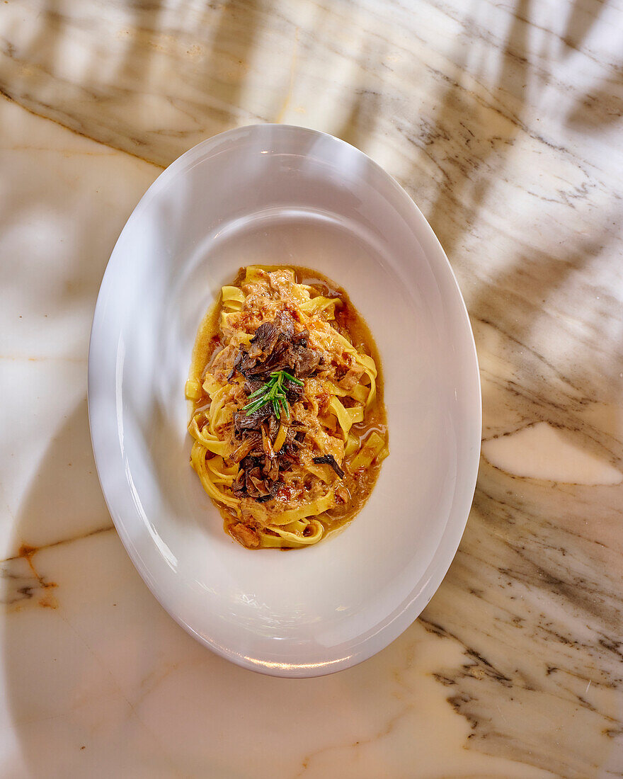 Tagliatelle with veal ragout